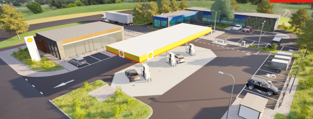 Shell Wilnis: nieuwbouw tankstation in volle gang