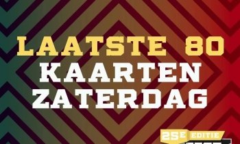 De laatste 80 kaarten voor de zaterdagav...