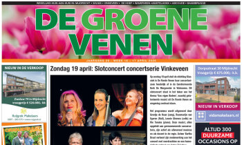 De Groene Venen van 17 april staat online + Oranjekrant