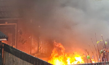 Woningbrand na explosie in Mijdrecht