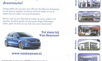 Alblas geeft gratis dag Volkswagen naar keuze weg