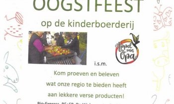 1 september oogstfeest op de Boerenzwalu...