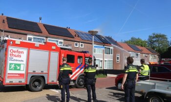 Woningbrand A.H. Blaauwstraat Aalsmeer