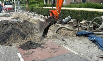 Gaslek door graafwerkzaamheden aan Oosteinderweg