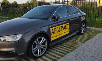 Politie neemt Audi in beslag na vluchtpoging Aalsmeer