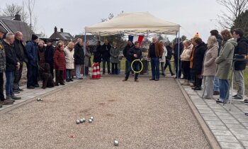 Jeu de boulesbaan aan de Kerkweg feestelijk geopend