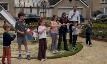 Speelterrein Weteringplantsoen feestelijk geopend