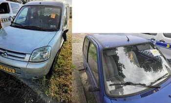 Gemeente verwijdert twee autowrakken in De Ronde Venen