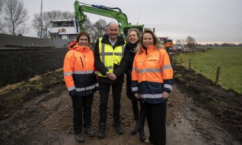 Dijkverbetering Nieuwveens Jaagpad en Ruigekade van start