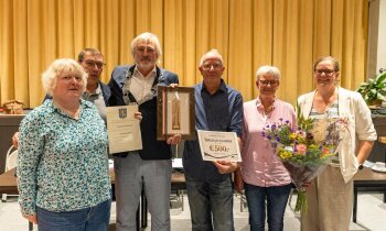 Sjoelclub Aalsmeer ontvangt eerste Bronzen Watertoren