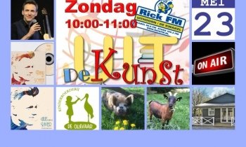 Zondagochtend 23 mei de 33e Uit de Kunst op Rick FM