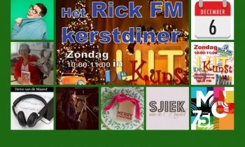 6 december op Rick FM de 9e uitzending van Uit de Kunst