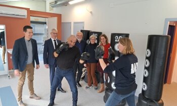 Beweging centraal: College op bezoek bij Motion