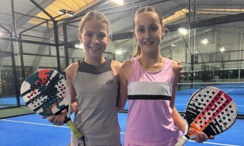 Evi Panhuizen (12) uit Wilnis wint seniorentoernooi padel in Houten