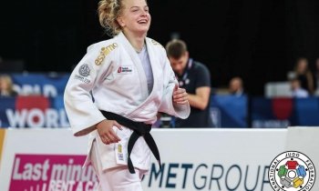 Xanne van Lijf (Wilnis) wint brons op het WK judo -18