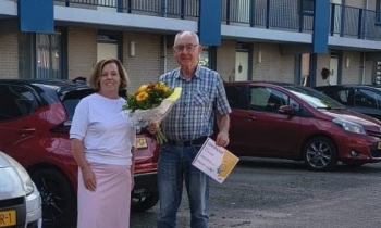 Vrijwillige chauffeur Jan rijdt 1.000e rit voor ANWB AutoMaatje