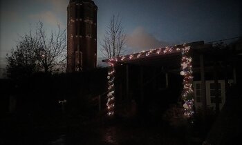 Fotospeurtocht bij watertoren en FAM in kerstvakantie