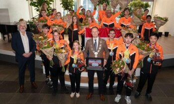 Feestelijke huldiging Special Needs Taekwondoka's