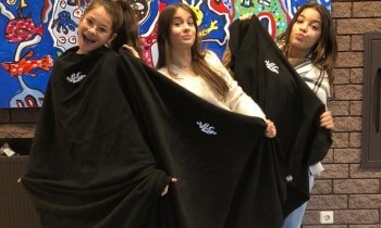 Fleece dekens voor de leerlingen van het VeenLanden College
