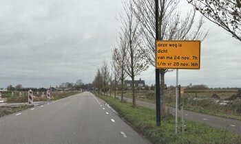 Wegafsluiting Mijdrechtse Dwarsweg wegens aanleg verkeersdrempels