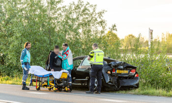 Gewonde bij ongeval op oprit N201 bij Vinkeveen