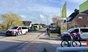 Politieheli cirkelt uur boven Vinkeveen