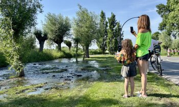 Leidingbreuk veroorzaakt overlast in Vinkeveen en omgeving
