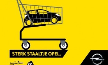 Unieke actie van Opel-dealer Van Kouwen bij Albert Heijn