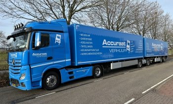 Aalsmeerse partyverhuurder eerste met extra lange vrachtwagen