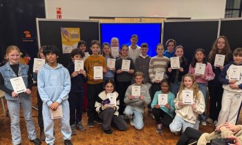 Yildiz Yildirim en Stijn Post winnen Amstellandse voorleeswedstrijd!