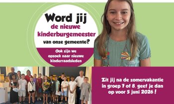 Nieuwe kinderburgemeester en kinderraadsleden gezocht