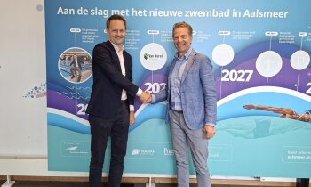 Contract met Van Norel getekend voor bouw nieuw zwembad