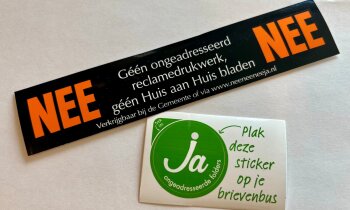 Geen ongeadresseerd reclamedrukwerk meer in brievenbus