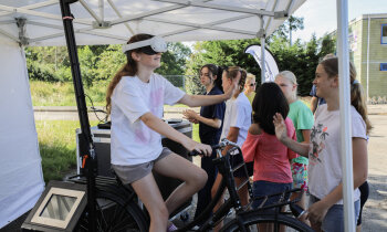 E-bike simulator en fietsparcours brengt verkeersveiligheid tot leven voor leerlingen in De Ronde Venen