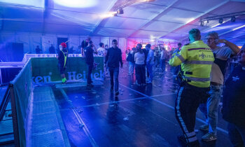 Vinkefest zoekt daders en getuigen brandblusser incident