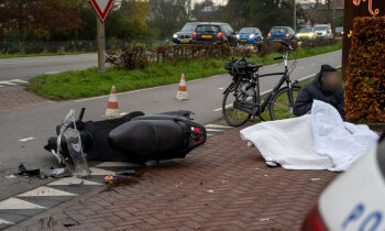 Scooterrijder gewond bij ongeluk N201 Mijdrecht