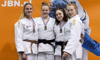 Xanne van Lijf (17) Nederlands kampioen judo -21 jaar