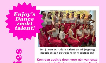 Enjoy's Dance Mijdrecht zoekt danstalent!