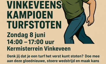 Nieuw op Vinkefest: Vinkeveens Kampioen Turfstoten!