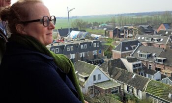 Werkbezoek burgemeester Kocken Hervormde kerk Wilnis