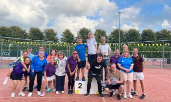 Sportieve strijd bij G-tennistoernooitje TV Kudelstaart
