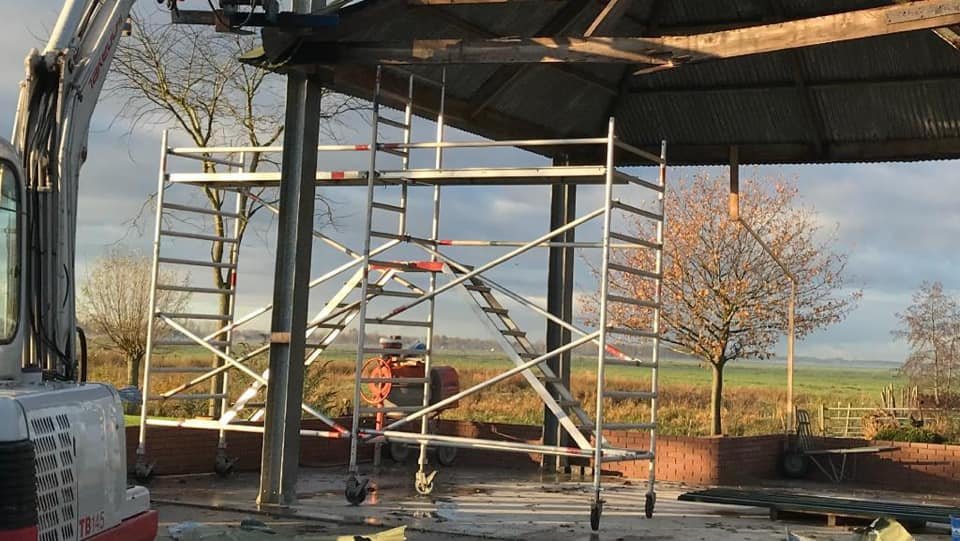 Complete rolsteiger gestolen in Waverveen