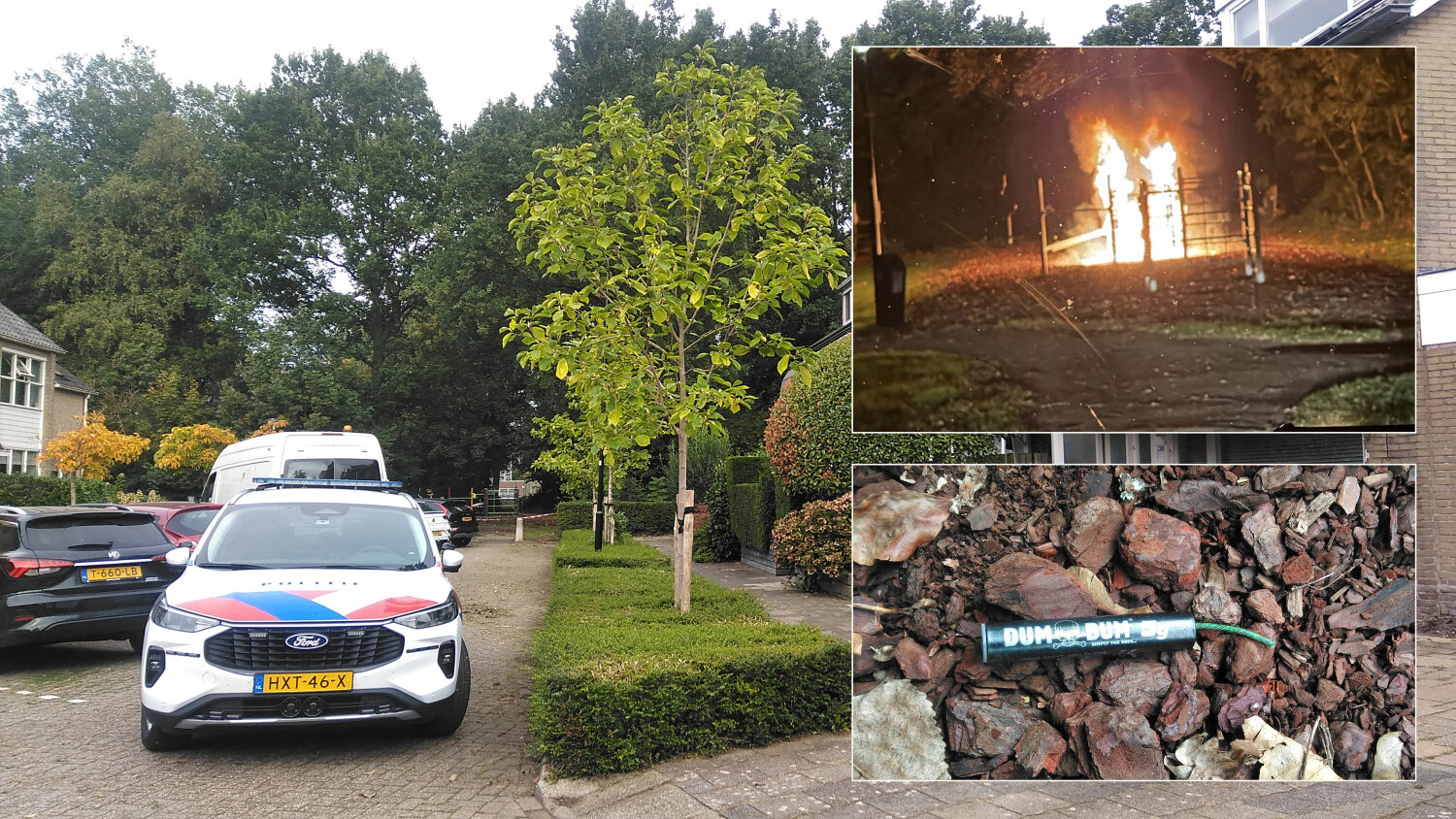 Speeltoestel gaat in vlammen op in Mijdrecht: politie onderzoekt brand