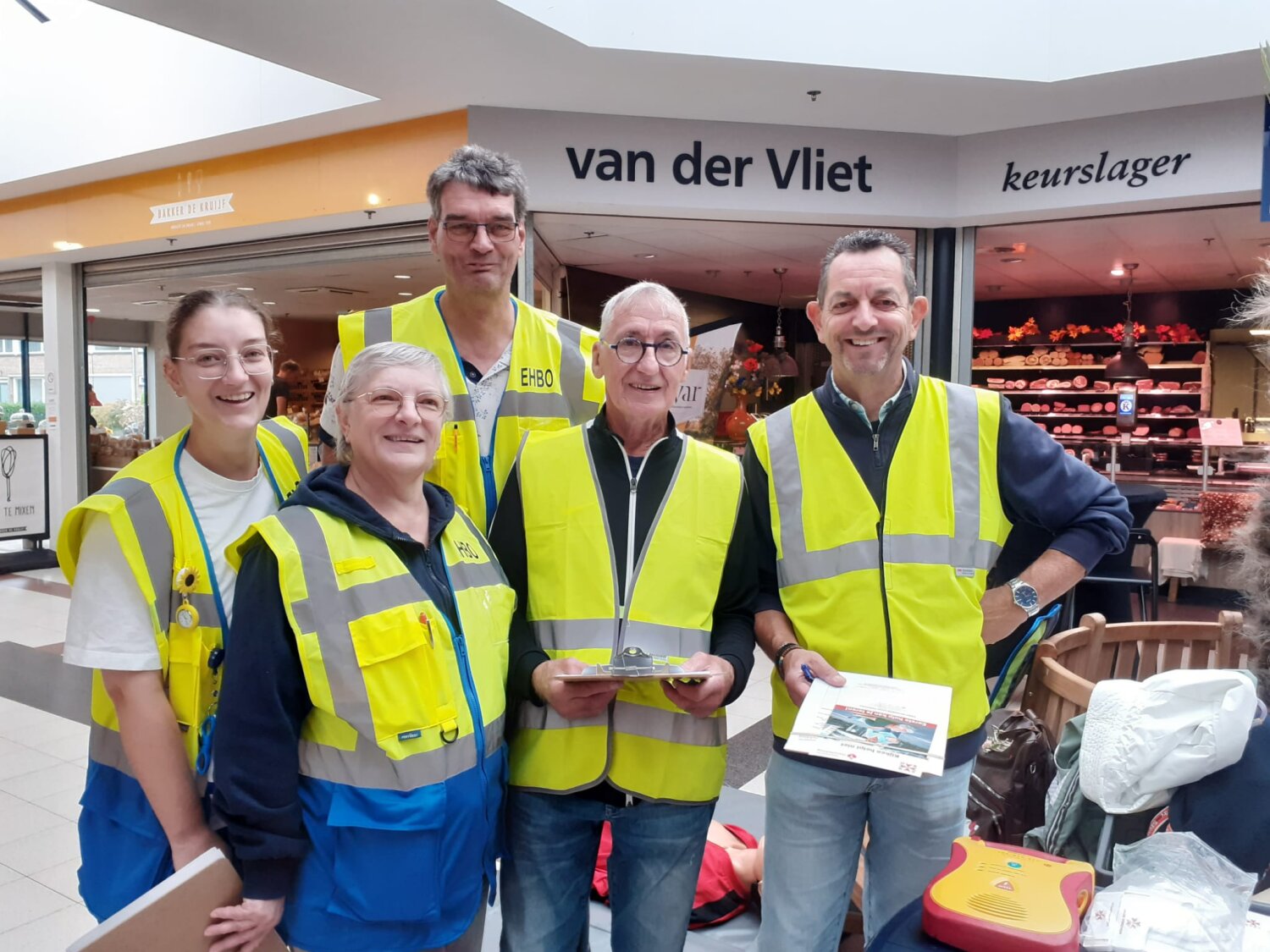 E.H.B.O Lucas Vinkeveen houdt ledenwervingsactie in winkelcentrum Zuiderwaard