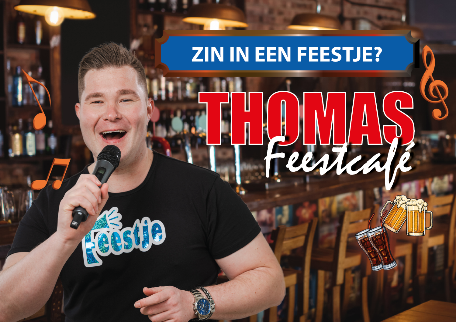 Thomas Feestcafé komt naar Mijdrecht!