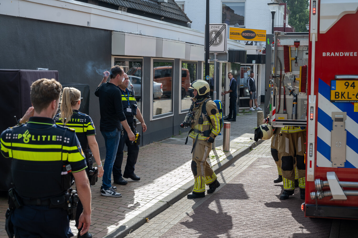 Frituurbrand bij Rechthuis in Mijdrecht, brand snel onder controle