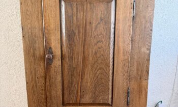 Antieke Eikenhouten Kast met Lade - Rustieke Charme