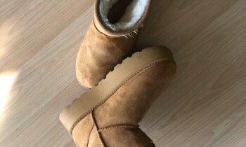 Suede enkelboots maat 37 kleur beige