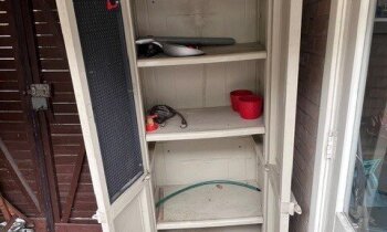 Tuinkast 185 cm hoog. Merk Keter