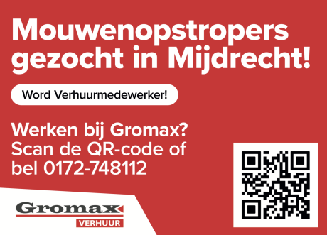 Mouwenopstropers Gromax Verhuur